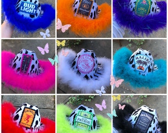 Alcohol Cowboy Hat - Etsy