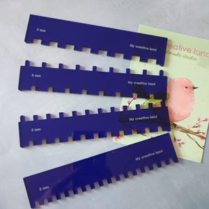 Knitting Machine Needle Pusher Set: 5mm Ribbing Tool, Acrylic