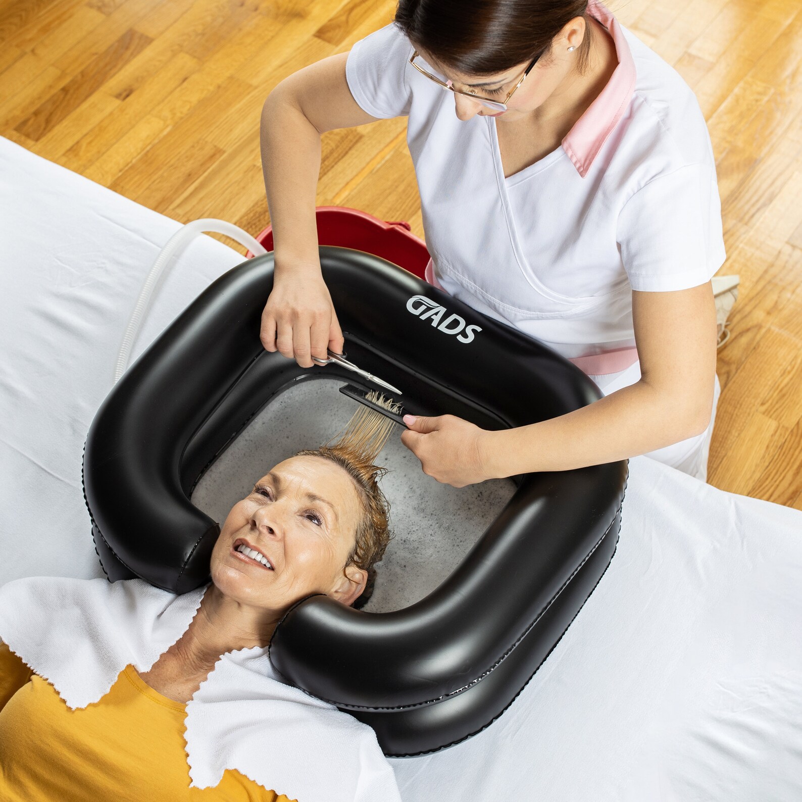 GADS Inflatable Shampoo Basin Portable Shampoo Bowl Hair Etsy UK