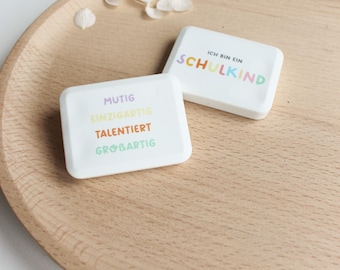 Eraser for starting school – school cone gift with a message | Schoolchild | School enrollment gift | Little something for the start of school