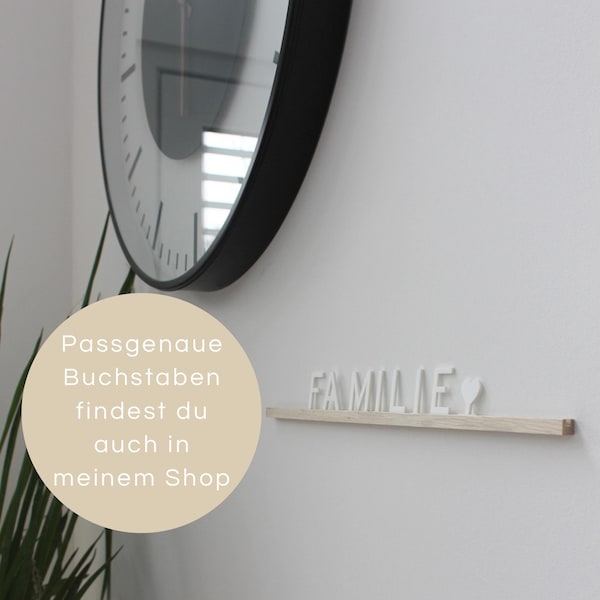 Leisten aus Holz für Letter Board | Wanddeko | Buchstaben für Briefleisten | Buchstabenleisten | Buchstaben Tafel | Menü Display |Deko Küche