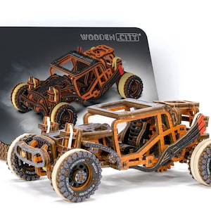 Puzzle 3D &quot;Buggy Limited Edition&quot; DIY Wooden Model Kits For Adults To Build Cars - 3D Wooden Puzzles for Adults Brain Teaser - Car Kit