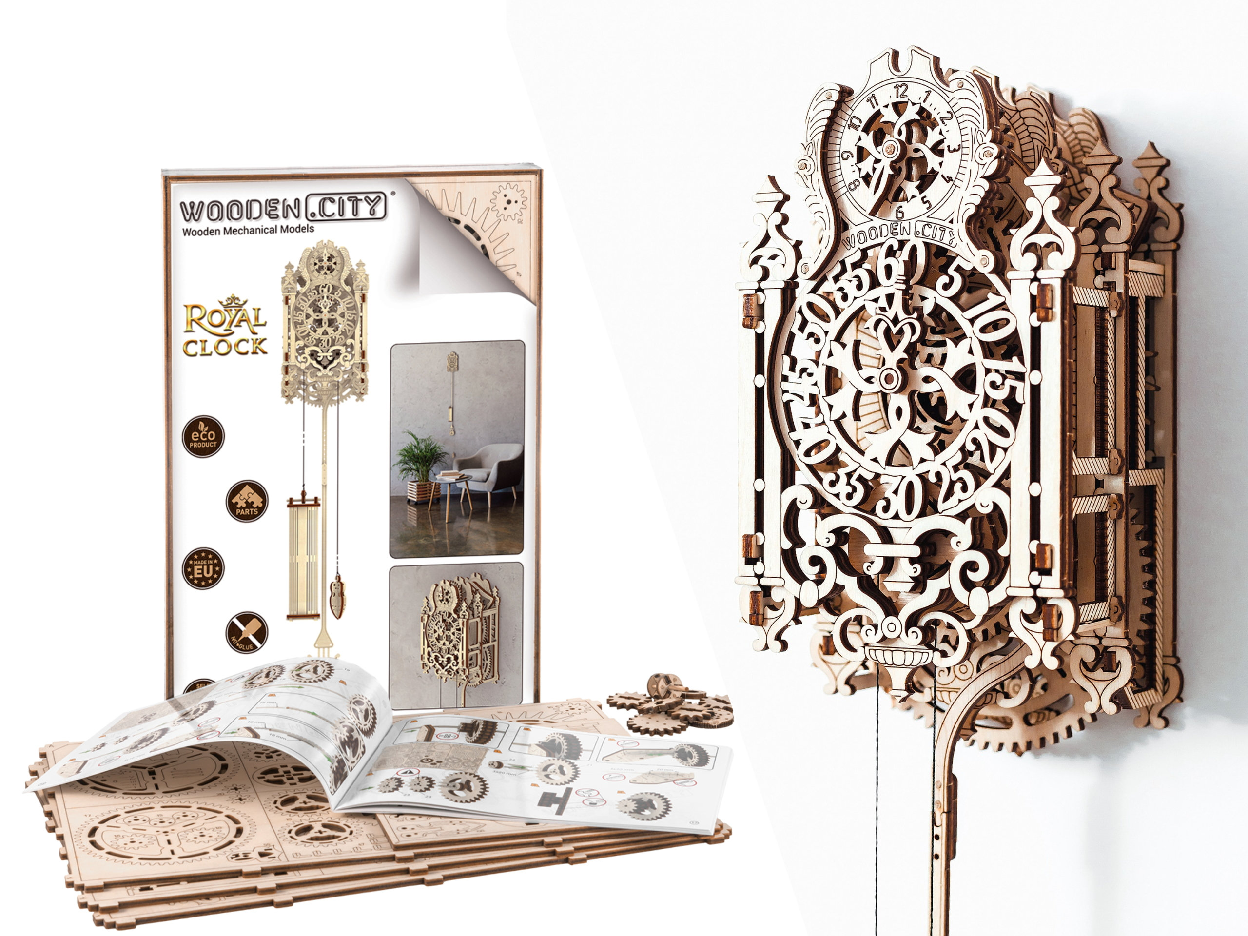 Puzzle Kit orologio in legno 3D Kit modello in legno Orologio reale per  adulti da costruire Modelli di decorazione Orologio meccanico in legno da  parete - Etsy Italia