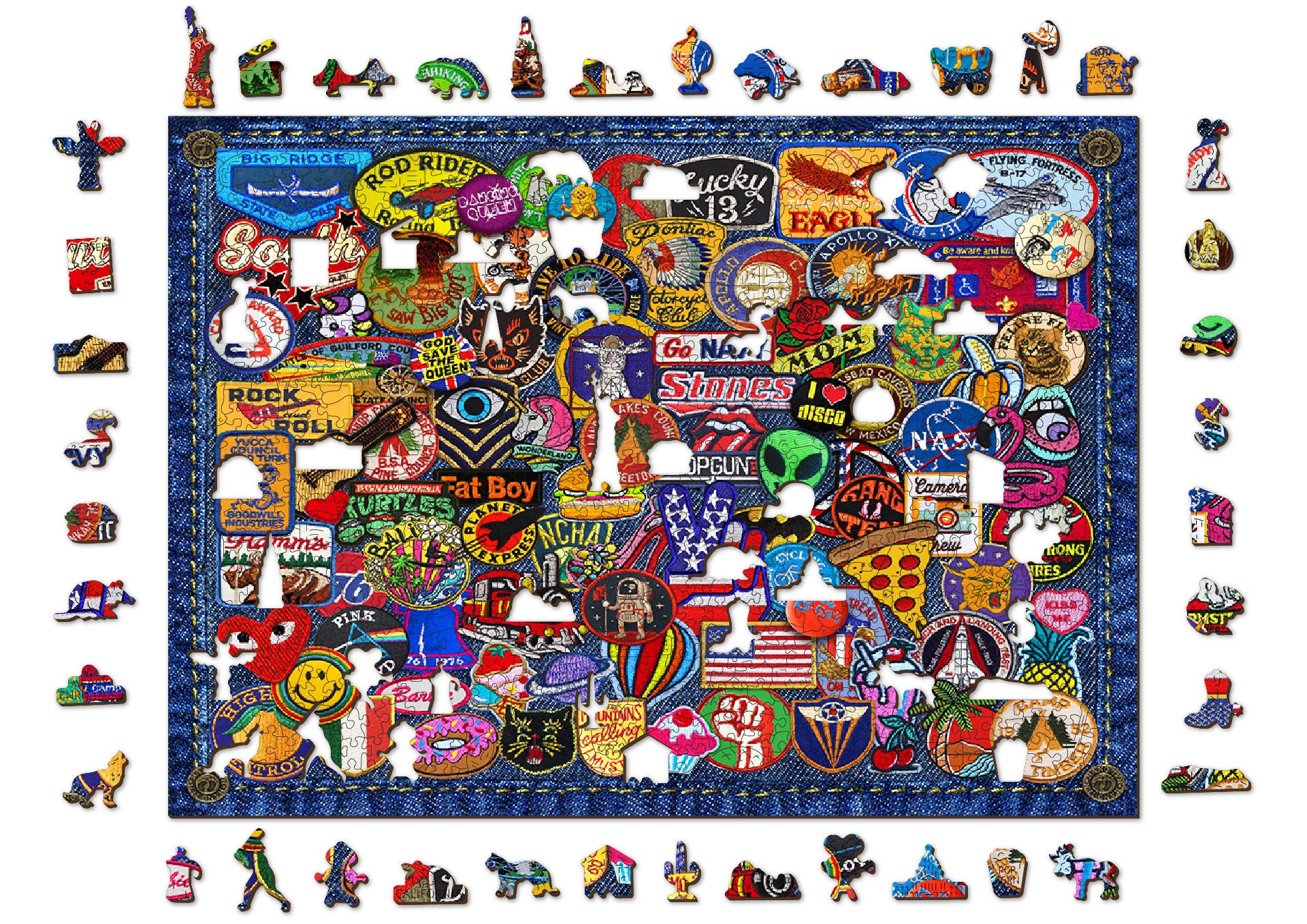 Disney Character Collection Jigsaw Puzzle Cartoon Wood Puzzle 1000 pezzi  Puzzle per adulti regali per la