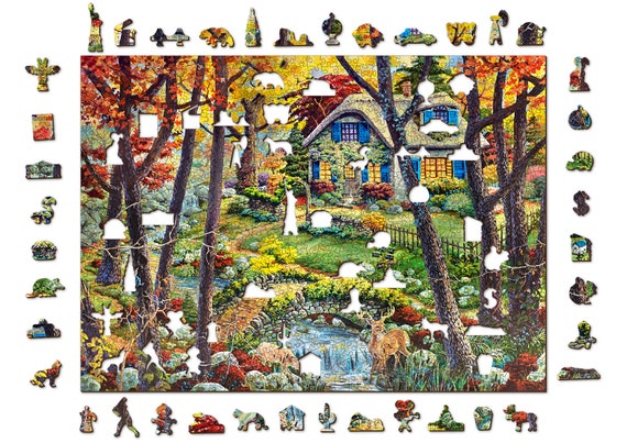 Puzzle en bois étonnant - Dès 3 ans !