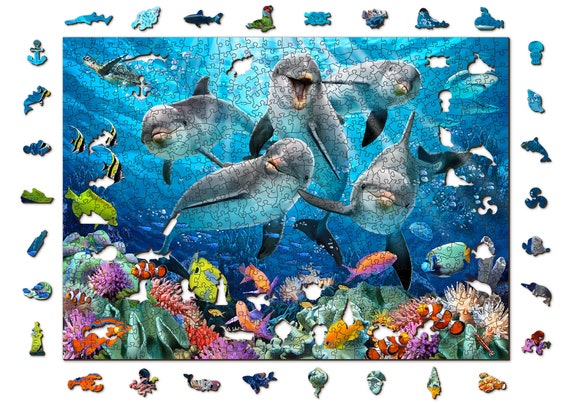 Wooden Jigsaw Puzzle 200, 500+5, 750, 1000+10 Pieces 