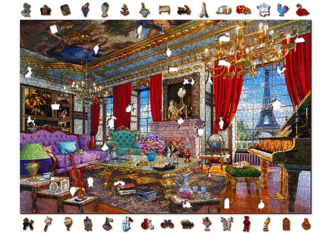 Wooden Jigsaw Puzzle 2000 Pieces "palace in Paris" | Family Gift ...