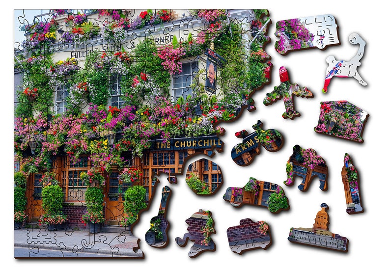 Wooden Puzzle LONDON PUB 150600 pieces Puzzles for Adults Etsy