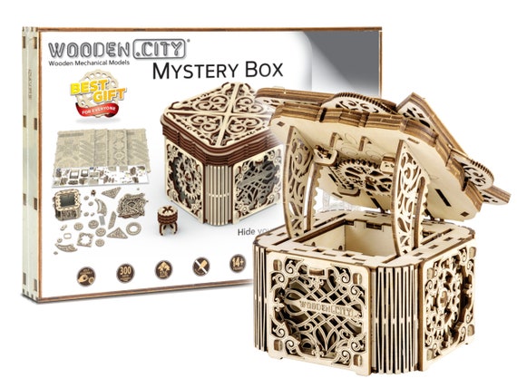 Onvermijdelijk kloof Voorbijganger Puzzel 3D Mystery Box Model bouwpakketten voor - Etsy Nederland