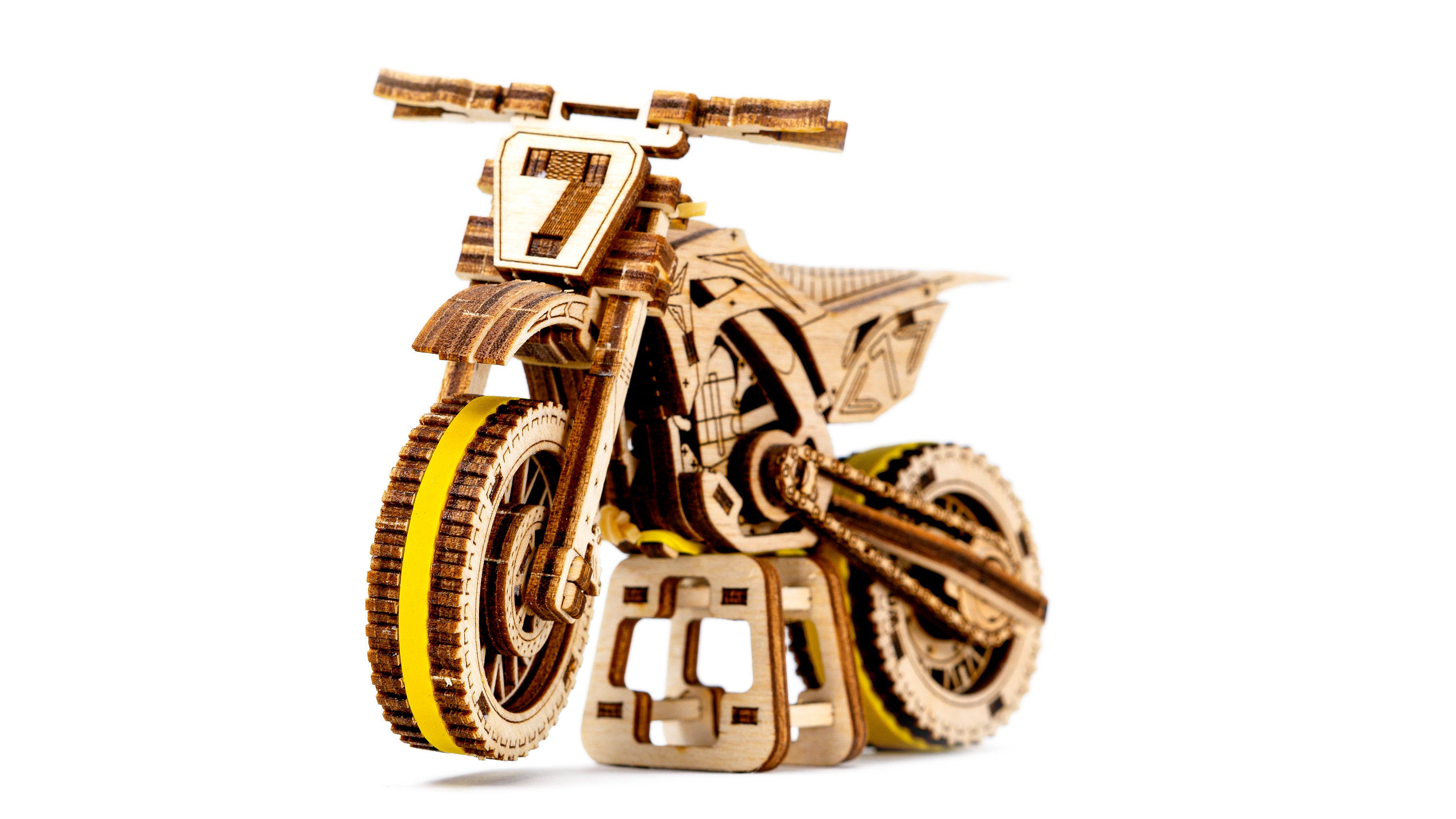 Puzzle Moto 3D Motocross Kit modello in legno per adulti da costruire Kit  di costruzione modello moto Adulti Uomini Donne & Ragazzi 14 -  Italia