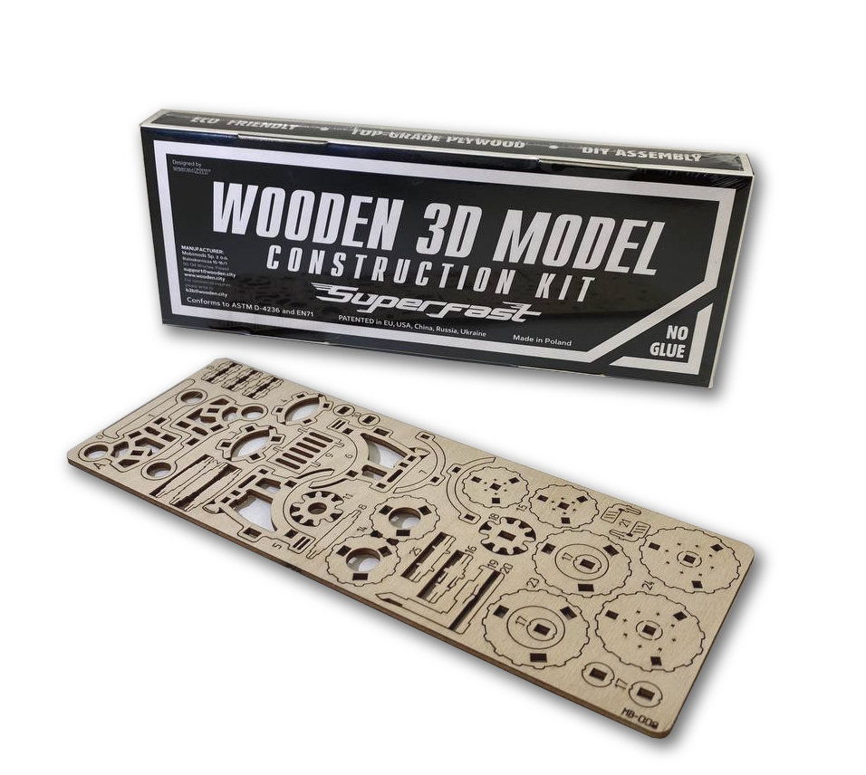 Puzzle Model Super Fast Set-1 Wooden Mechanical Puzzles for Adults and Kids to Build ...