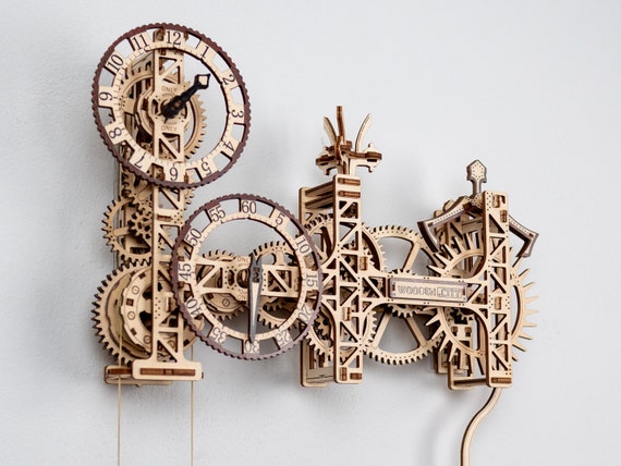 3D Puzzle Wood Clock