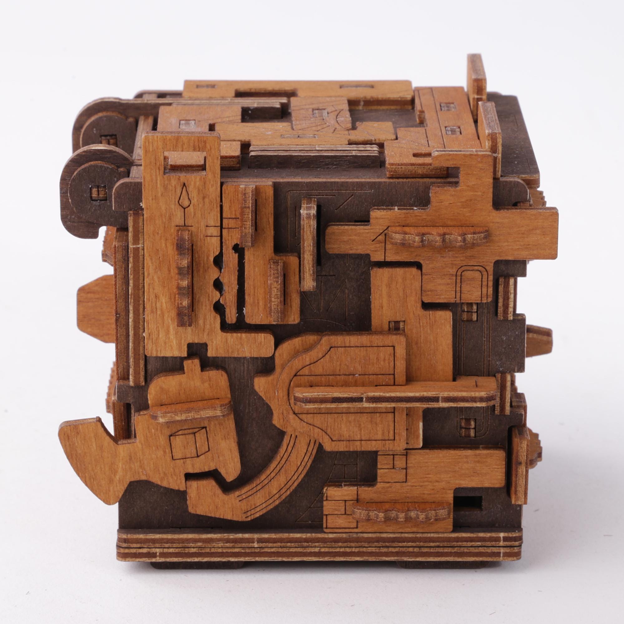 3D Brain Teaser Puzzle For Adults - Wooden Treasure - View #8