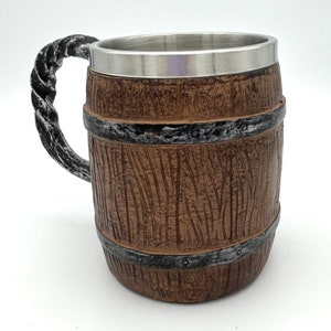 Antiker Stil Holzfass Becher