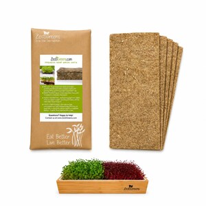 Hemp Mats for ZestiGreens Microgreens & Wheatgrass Kit