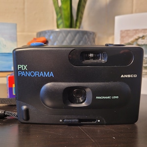 Pix Panorama Ansco Film Camera with Camera Strap