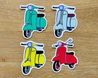 Red Vespa vintage sticker from Pixar LUCA Sticker water resistant | Disney | dishwasher safe for notebook laptop cellphone car weatherproof