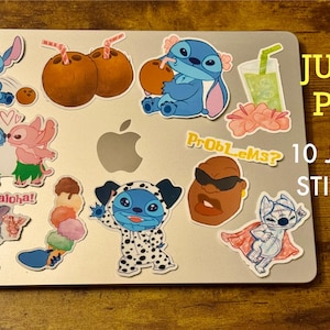 Lilo Stitch Hawaii-stickerpakket | waterdichte sticker voor mobiele telefoon lunchbox met bullet journal | sticker Disney Tiki Coconut