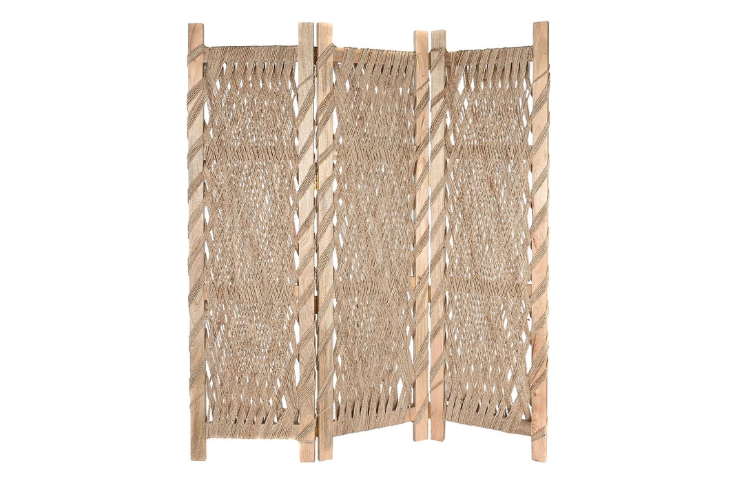 Room Panel Room Folder Jute Room Divider Room Partition 183cm High Etsy