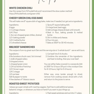 Guests for the Weekend Meal Planner - Menu, Grocery List, Recipes, and