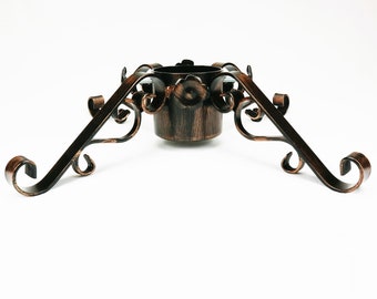 Christmas tree stand - wrought iron - powder coated - XL size
