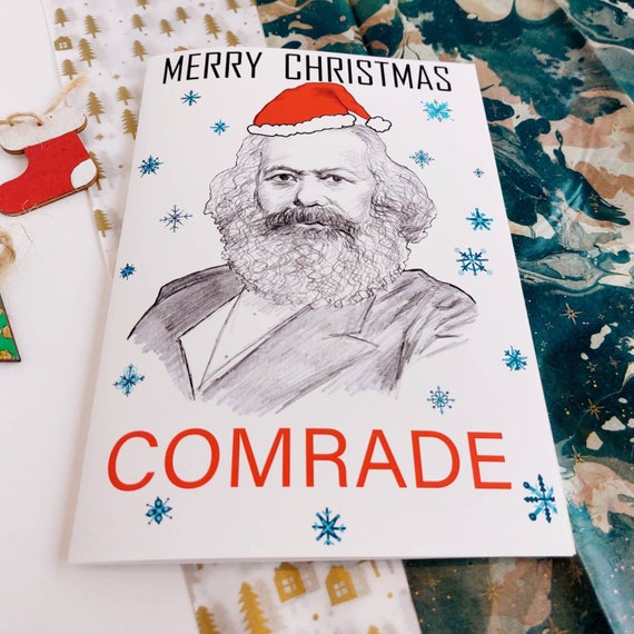 Merry Christmas Comrade Card/art Print 