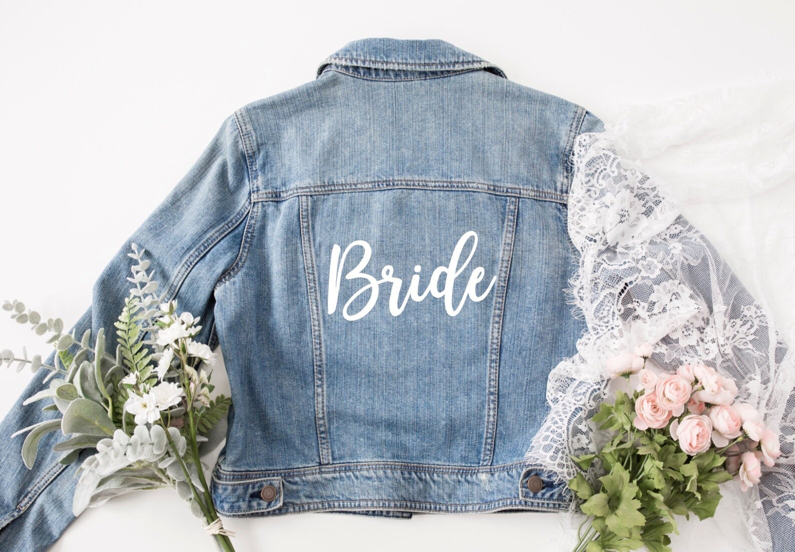 Bride denim jacket | Etsy