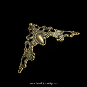 Reich verzierte Ecken im Barockstil | Bronze | Gerahmte Kunst | DIY Box Rahmen | Antik Bücher | Kunsthandwerksbedarf | Gotik