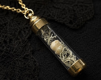 Human Tooth Glass pendant | Faux Teeth | Vintage Style Necklace | Gothic Jewellery | Handmade Jewellery