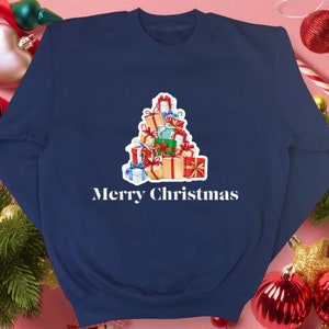 Wrapped Christmas presents Christmas Tree Christmas Jumper/sweatshirt