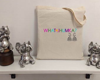 What Jhumka 100% Cotton Tote Bag