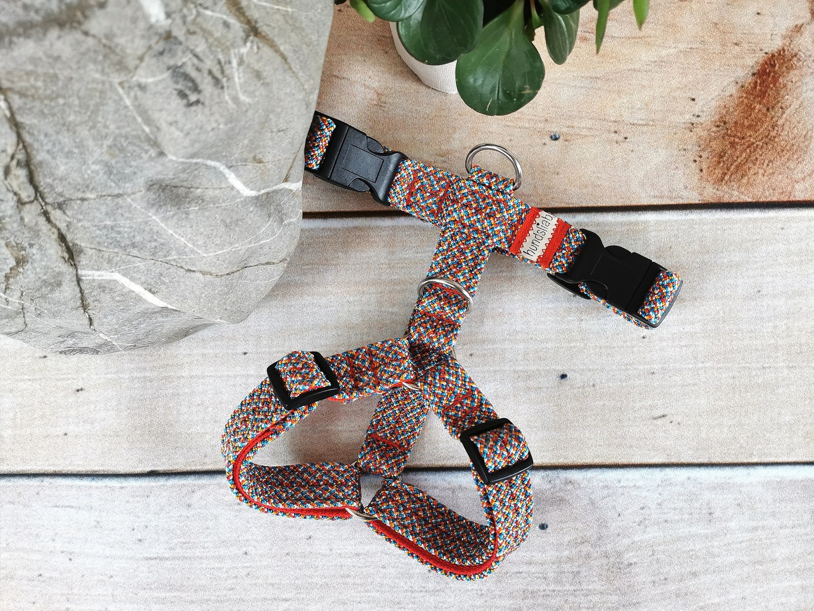 Dog Harness Made of Climbing Rope Size XS Chest Harness Dog Accessories