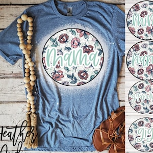 Mama bleached shirt, Mothers day shirt, Grandma shirt, Nana bleached shirt, Mimi Bleached Shirt, Gigi Bleached Shirt