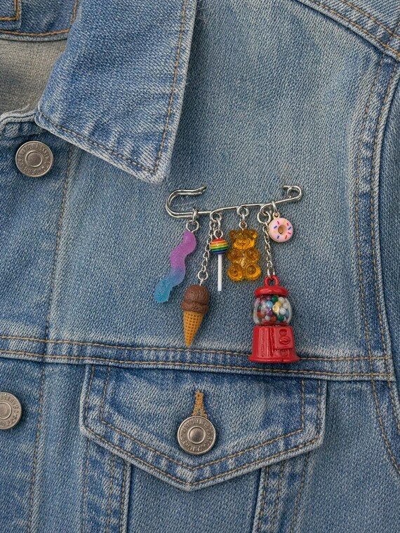 Gumball and Candy Brooch