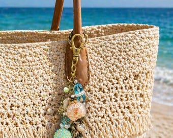 Message in a bottle purse charm