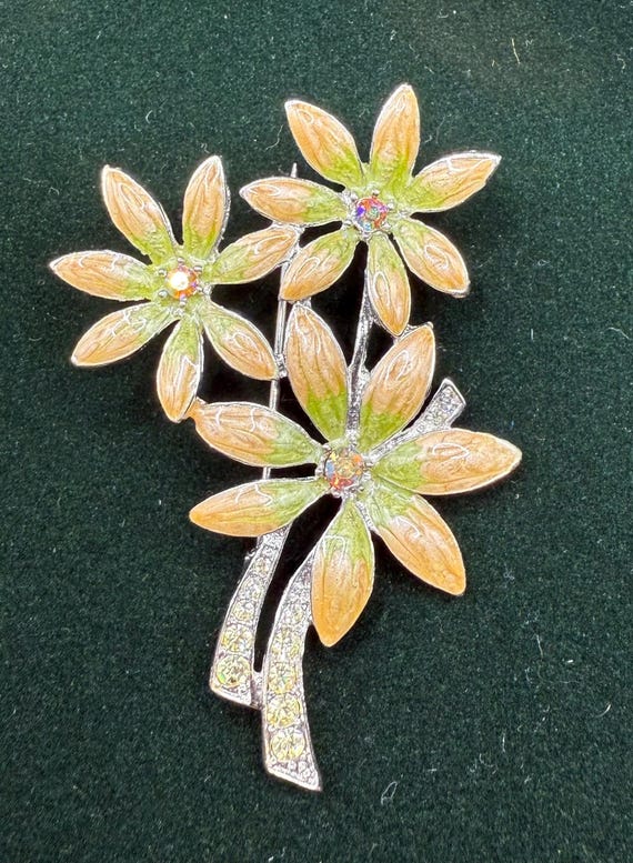 Orange Blossom Brooch