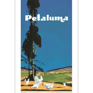 Petaluma - Wine Country Posters & Art - Souvenir Travel Gift - Home Decor