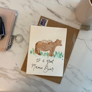 Carte de fête des mères de Mama Bear