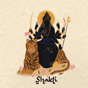 Spiritual Art | Shakti Art | Spirtual Manifestation Art | Shakti Goddess Art | Goddess Art | Shakti Goddess | Spiritual Hindu Art |