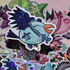 Tokyo Mew Sparkle Sticker Mint