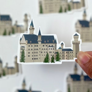 Neuschwanstein Castle Waterproof Sticker | Germany Sticker
