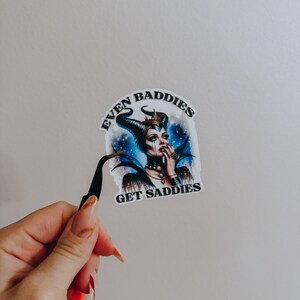 Even baddies get saddies sticker | funny stickers