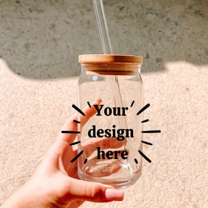 Personalized can glass cup-coffee can glass-beer can glass-soda can glass-aesthetic can glass