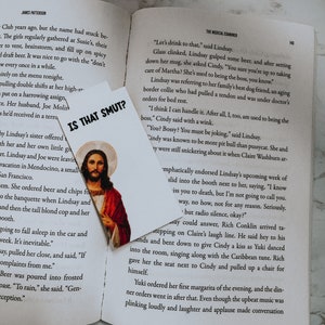 Peeking Jesus | Is that smut? | Bookmark | magnetic bookmark