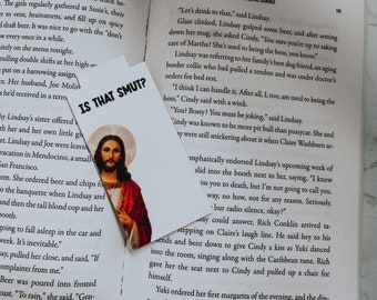 Peeking Jesus | Is that smut? | Bookmark | magnetic bookmark