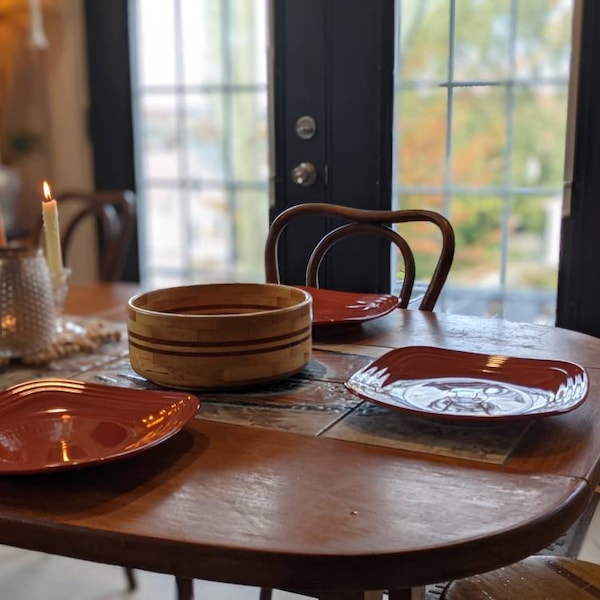 Fiesta Paprika Plates Etsy