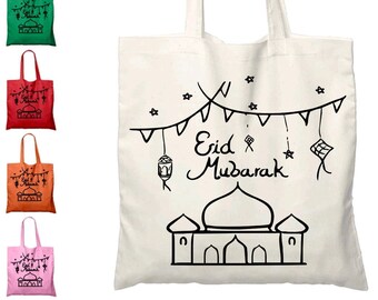 Eid Tote bag /Eid Mubarak/ Eid gift bag for kids