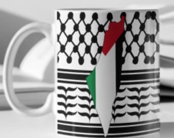Palestine Keffiyeh  Mug 11oz Coffee/Tea Mug