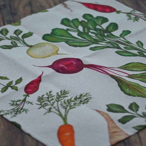 Root veg linen napkins Single napkin image 2