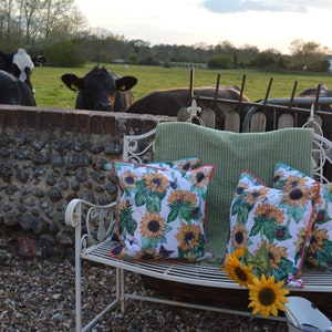 Sunflowers Water Proof Outdoor Cushion Cover image 5